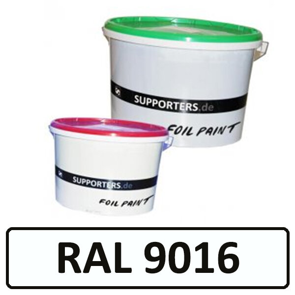 Foil color traffic white RAL 9016 10 litre