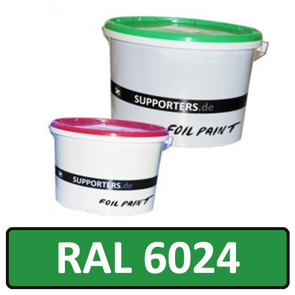Foil color traffic green RAL 6024 5 litre