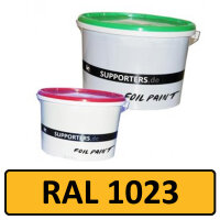 Foil color traffic yellow RAL 1023 5 litre