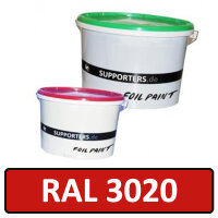 Foil color traffic red RAL 3020 10 litre