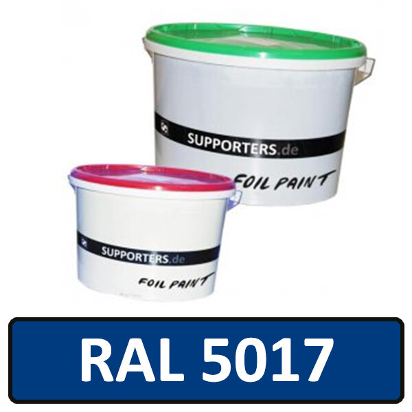 Foil color traffic blue RAL 5017 5 litre