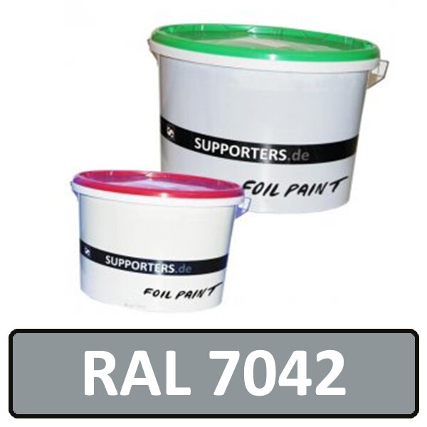 Foil color traffic grey A RAL 7042 5 litre