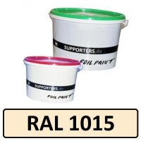 Foil color light ivory RAL 1015 10 litre