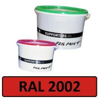 Foil color vermilion RAL 2002 5 litre