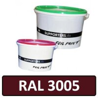 Foil color wine red RAL 3005 5 litre