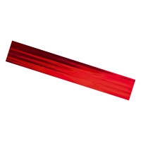 Plastic film scarves metallic 150x50cm - red