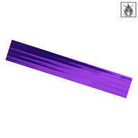 Plastic film scarves metallic flame retardant 150x25cm - violet