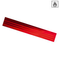 Plastic film scarves metallic flame retardant 150x50cm - red