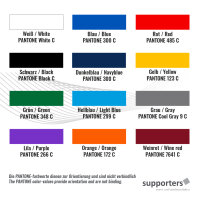 Foil flags according to pattern flame retardant