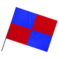 Foil flags according to pattern flame retardant