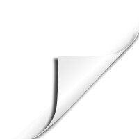 Plastic film stick Argentina 140x30cm- white