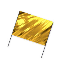 Metallic Plastic film hand banner