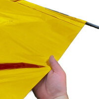 Metallic Plastic film hand banner flame retardant