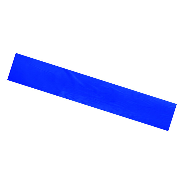 Plastic film scarf 150x25cm - blue