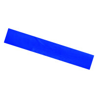 Plastic film scarf 150x25cm - blue