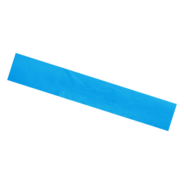 Plastic film scarf 150x25cm - light blue