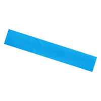 Plastic film scarf 150x25cm - light blue