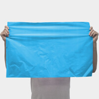Plastic film sheet fire retardant 50x75cm - light blue