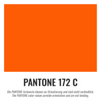 Plastic film sheet fire retardant 50x75cm - orange