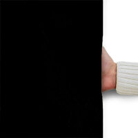 Plastic film sheet fire retardant 50x75cm - black