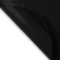 Plastic film sheet fire retardant 50x75cm - black