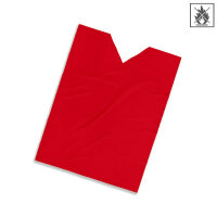 Plastic film vest standard fire retardant - 100x75cm - red