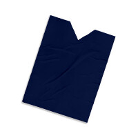 Plastic film vest standard fire retardant - 75x75cm - dark blue