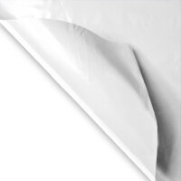 Plastic film cover fire retardant 75x75cm - white