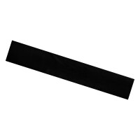 Plastic film scarf 150x50cm - black