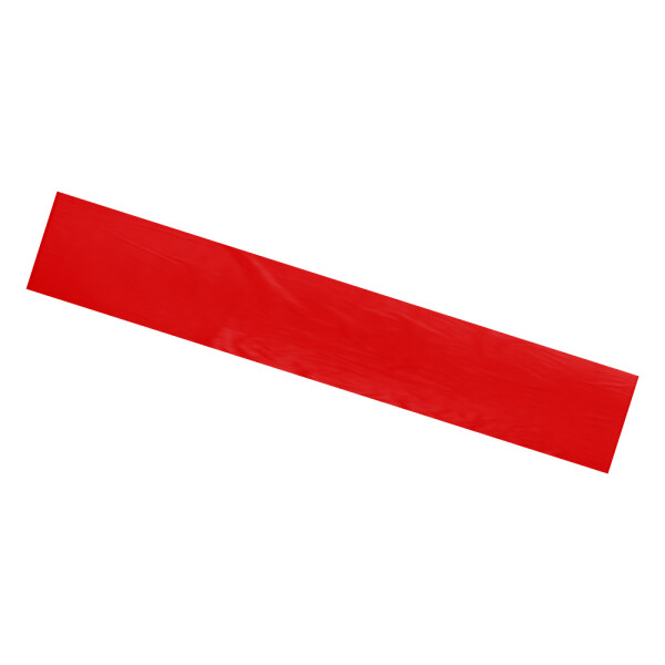 Plastic film scarf 150x50cm - red