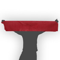 Plastic film scarf 150x50cm - wine red