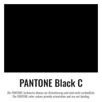 Plastic film scarf fire retardant 150x50cm - black