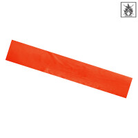 Plastic film scarf fire retardant 150x50cm - orange