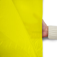 Plastic film flag (upright format) 75x50 Yellow