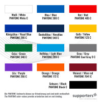 Plastic film flag fire retardant (upright format) White 75x50