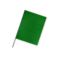 Plastic film flag fire retardant (upright format) Blue 75x50
