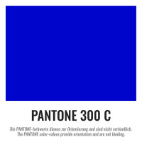 Plastic film vest standard fire retardant - 50x75cm - blue