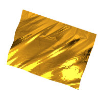 Plastic film sheet metallic 90x75cm fire retardant - gold
