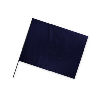 Plastic film flag (landscape format) White 50x75