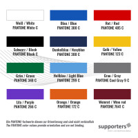 Plastic film flag (landscape format) White 50x75