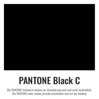 Plastic film sheet fire retardant 75x90cm - black
