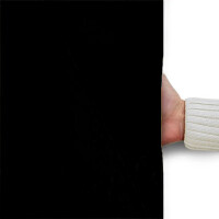 Plastic film sheet fire retardant 75x90cm - black