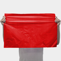 Plastic film sheet fire retardant 75x90cm - red