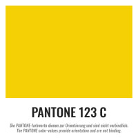 Plastic film sheet fire retardant 75x90cm -  yellow