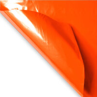 Plastic film seat cover double 75x150cm - orange