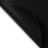 Plastic film cover double flame retardant 75x150cm - black