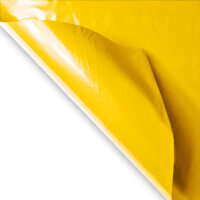 Plastic film cover double flame retardant 75x150cm - yellow