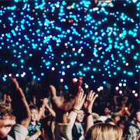 LED balloons - Blue