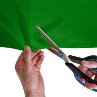 Polyester fabric 1,5m flame retardant 100m Green