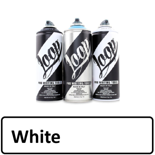 Spraydose White 400 ml - Loopcolors